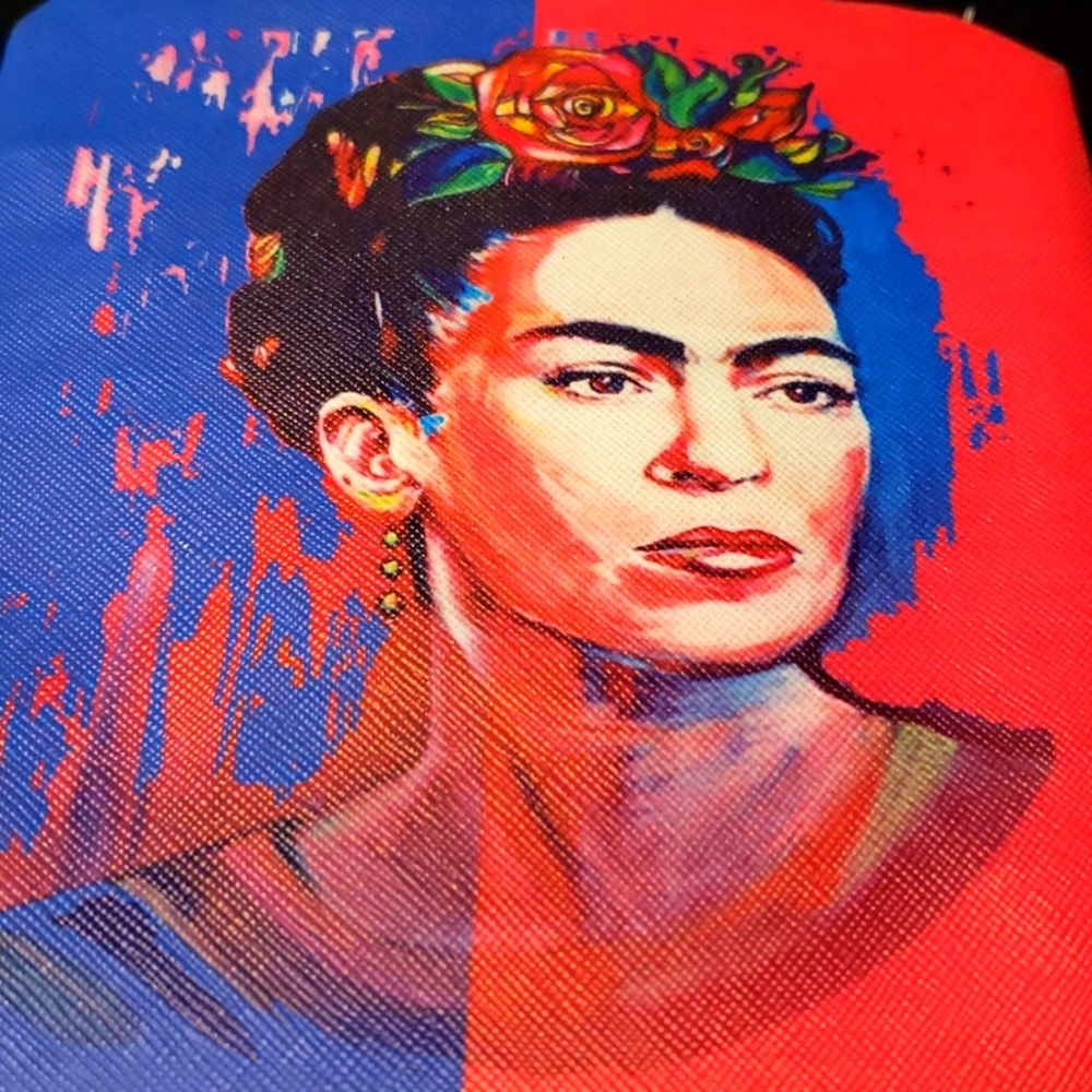 Frida Kahlo Flat Crossbody